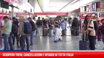 Sciopero treni, cancellazioni e ritardi in tutta Italia