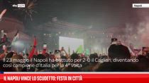 Il Napoli vince lo scudetto: festa in città