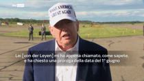 Usa, Trump rimanda i dazi contro Ue al 9 luglio