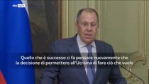 Lavrov: hanno permersso all'Ucraina di fare quello che vuole