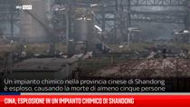 Cina, esplosione in un impianto chimico di Shandong