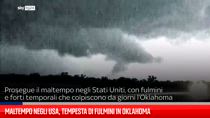 Maltempo negli Usa, tempesta di fulmini in Oklahoma