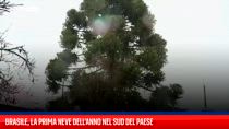 Brasile, la prima neve dell'anno nel sud del Paese