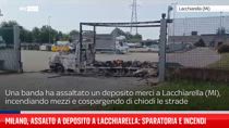 Milano, assalto deposito Lacchiarella: sparatoria e incendi