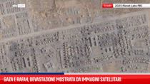 Gaza e Rafah, devastazione mostrata da immagini satellitari