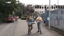 Incendio università, fiamme domate a Viterbo