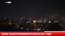 Ucraina, massiccio bombardamento russo su Kiev: 4 morti
