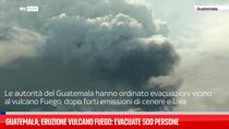 Guatemala, eruzione vulcano Fuego: evacuate 500 persone