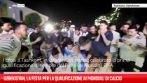 Uzbekistan, festa per la qualificazione a Mondiali di calcio
