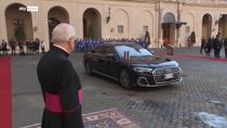 Mattarella in visita ufficiale da Papa Prevost