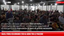 Gaza, fedeli celebrano l’Eid al-Adha tra le macerie