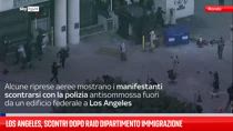 Los Angeles, scontri dopo raid Dipartimento Immigrazione