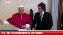 Papa Leone XIV incontra presidente argentino Milei 