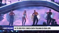Dua Lipa a Milano, agli I-Days in 70mila celebrano la popstar