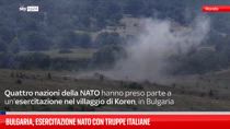 Bulgaria, esercitazione NATO con truppe italiane 