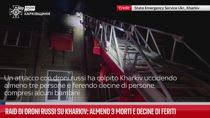 Raid droni russi su Kharkiv: almeno 3 morti, decine i ferit