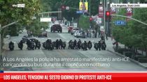Los Angeles, tensioni al sesto giorno di proteste anti-ICE
