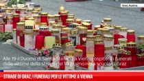Strage di Graz, i funerali per le vittime a Vienna