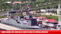 Corea Nord, Kim Jong Un al varo di nave da guerra riparata