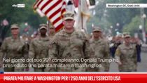Parata militare a Washington per 250 anni dell’esercito USA