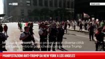 Manifestazioni anti-Trump da New York a Los Angeles