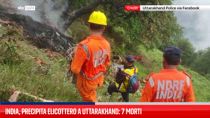 India, precipita elicottero a Uttarakhand: 7 morti