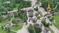 Frana a Cadore, persone bloccate in casa: nessun ferito