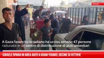 Israele spara in area aiuti a Khan Younis: decine di vittime