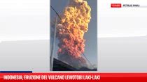 Indonesia, eruzione del vulcano Lewotobi Laki-Laki