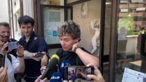 Pilota di F1 Kimi Antonelli dopo la prima prova di maturità