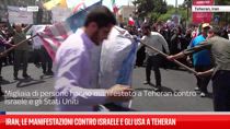 Iran, le manifestazioni contro Israele e gli Usa a Teheran