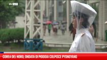 Corea del Nord, ondata di pioggia colpisce Pyongyang