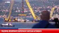 Palermo, recuperato superyacht Bayesan affondato