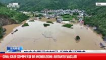 Cina, case sommerse da inondazioni: abitanti evacuati