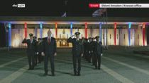 Israele, colori bandiera Usa illuminano edificio Knesset