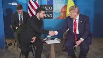 Trump-Zelensky, le foto dell'incontro all'Aja