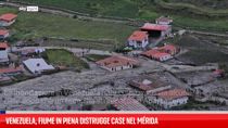Venezuela, fiume in piena distrugge case nel Mérida  