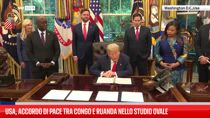 Usa, accordo di pace tra Congo e Ruanda nello Studio Ovale
