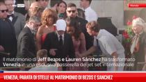 Venezia, parata di stelle al matrimonio di Bezos e Sánchez 
