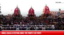 India, calca a festival indù: tre morti e sei feriti