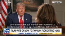 Medioriente, Trump: Iran a poche settimane da bomba atomica