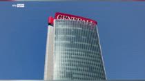 Milano, Generali: collassata la maxi insegna sul grattacielo