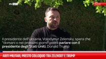 Aiuti militari, presto colloquio tra Zelensky e Trump