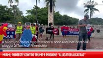 Miami, proteste contro Trump e prigione “Alligator Alcatraz”