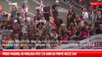 Pride Madrid, in migliaia per i 20 anni da prime nozze gay 