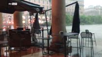 Maltempo al Nord, il nubifragio al duomo di Milano