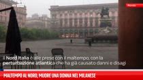 Maltempo al Nord, muore una donna nel Milanese