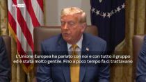 Trump: a giorni manderò lettere per dazi all'Ue