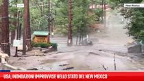 Usa, inondazioni improvvise nello Stato del New Mexico