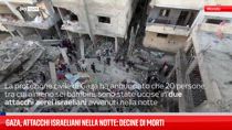 Gaza, attacchi israeliani nella notte: decine di morti
